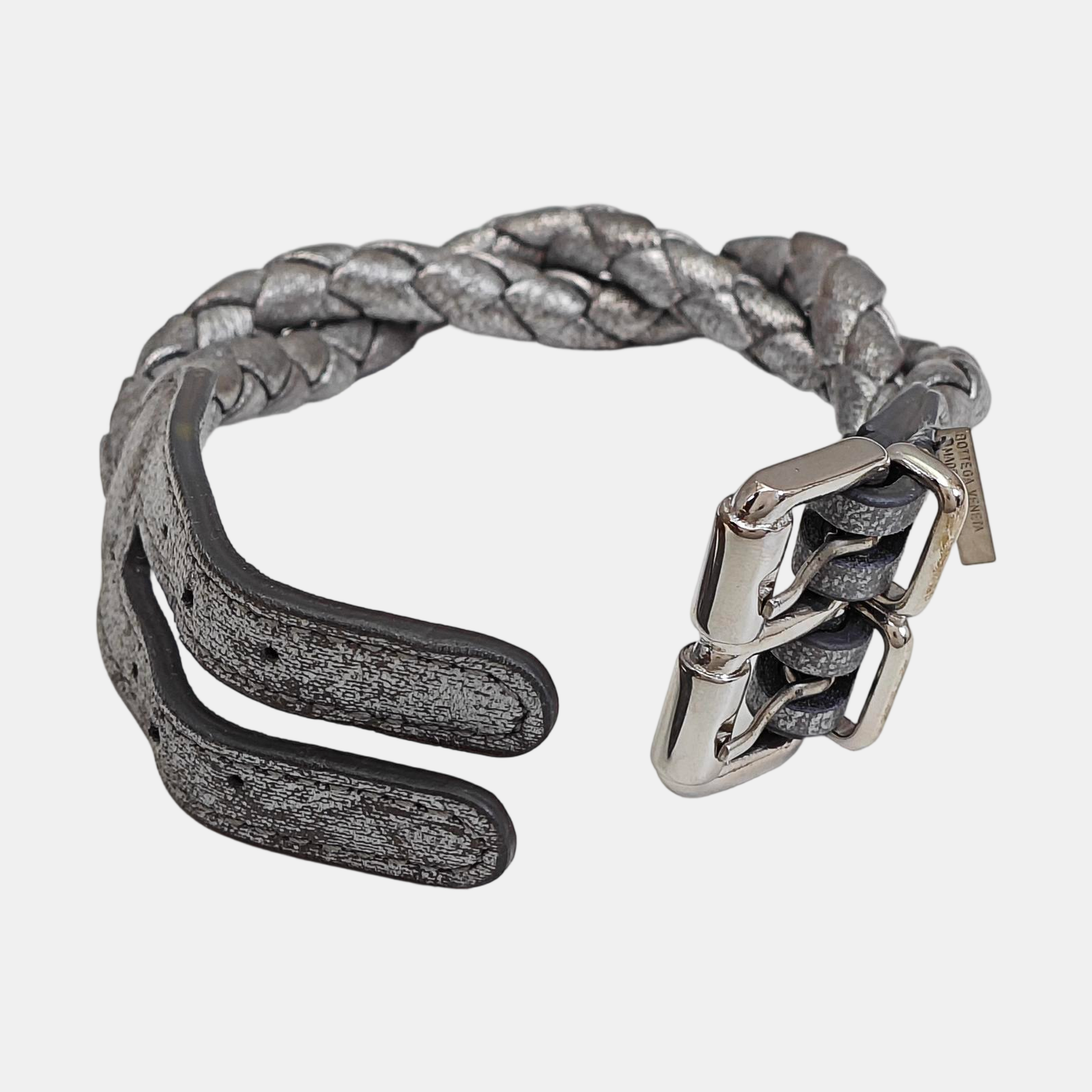 Leather Gray Bangle