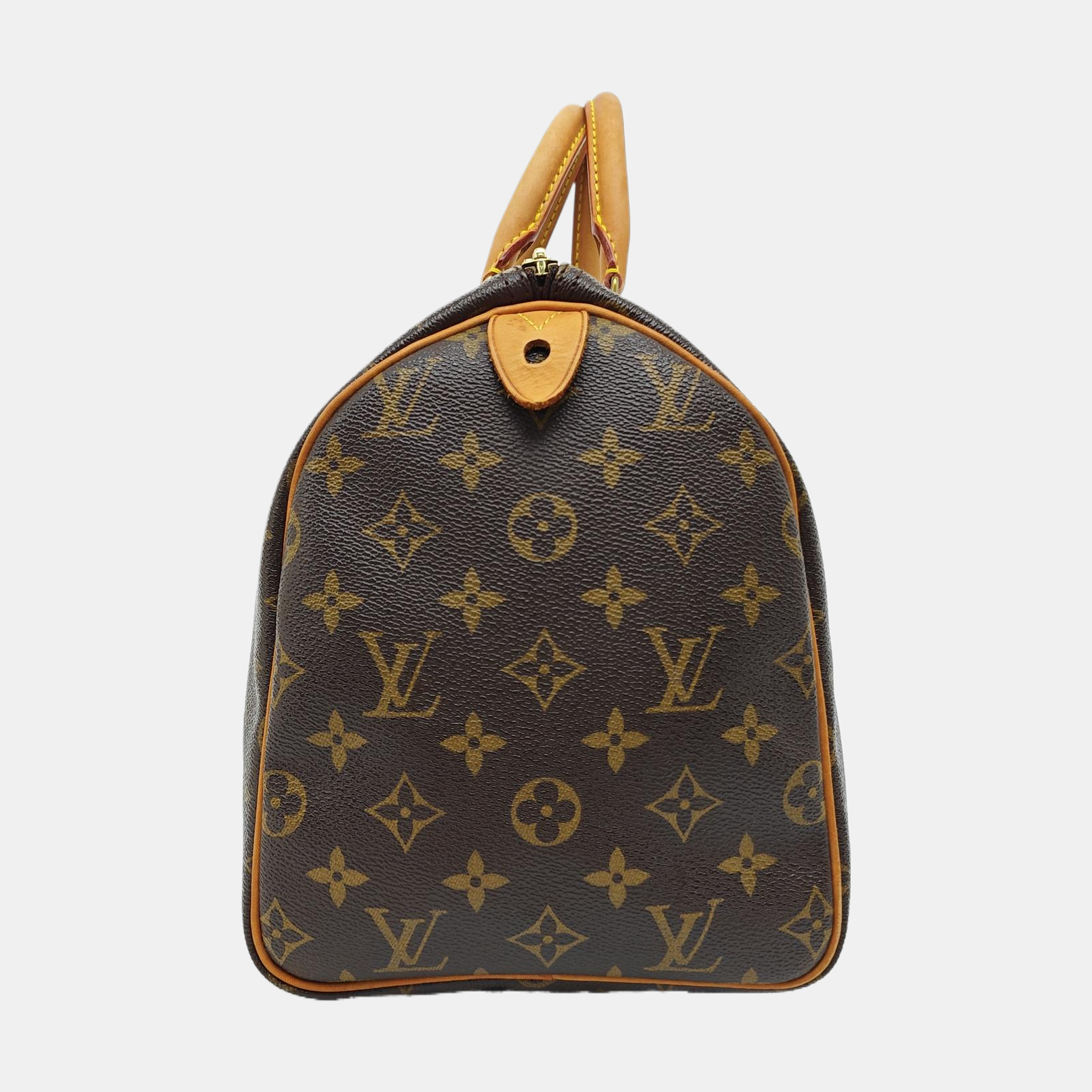 SPEEDY 30 Monogram Coated Canvas Brown