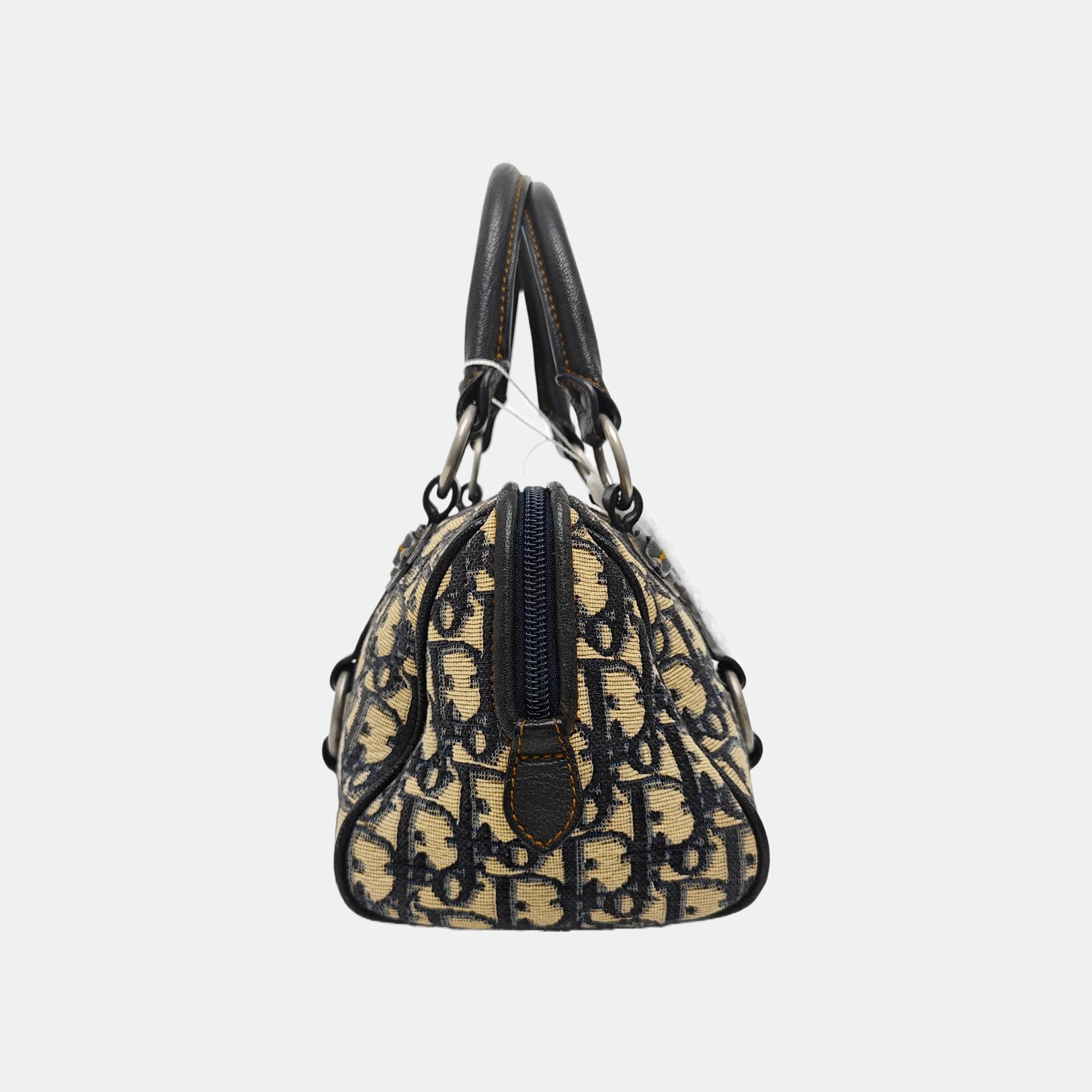 Oblique Canvas Top Handle Bag Multicolor