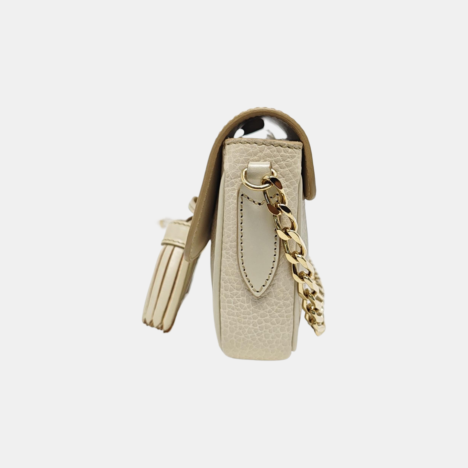 Calfskin Crossbody Bag Beige