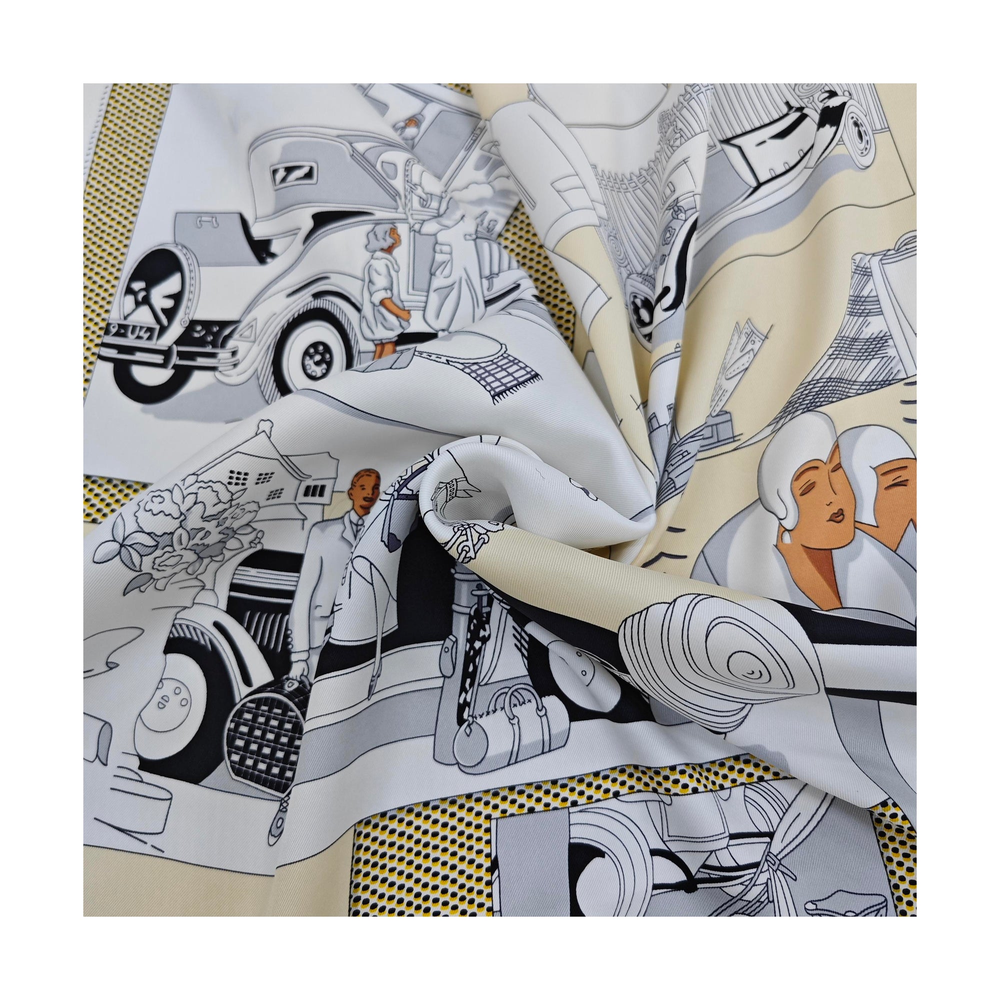 Mulberry Silk Silk Scarf Multicolor