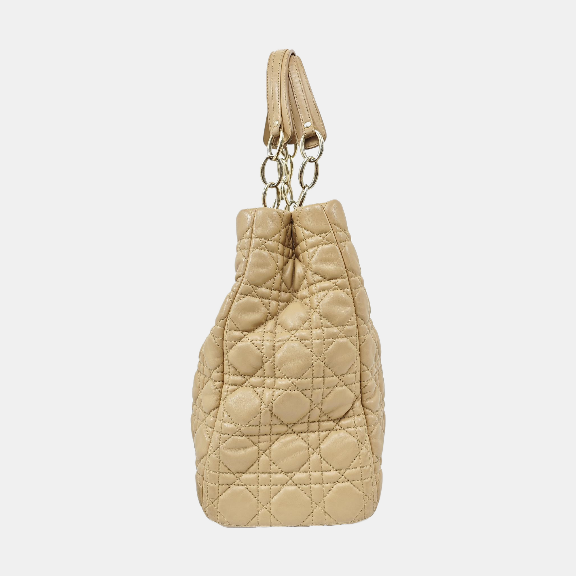 Dior Soft Cannage Calfskin Beige