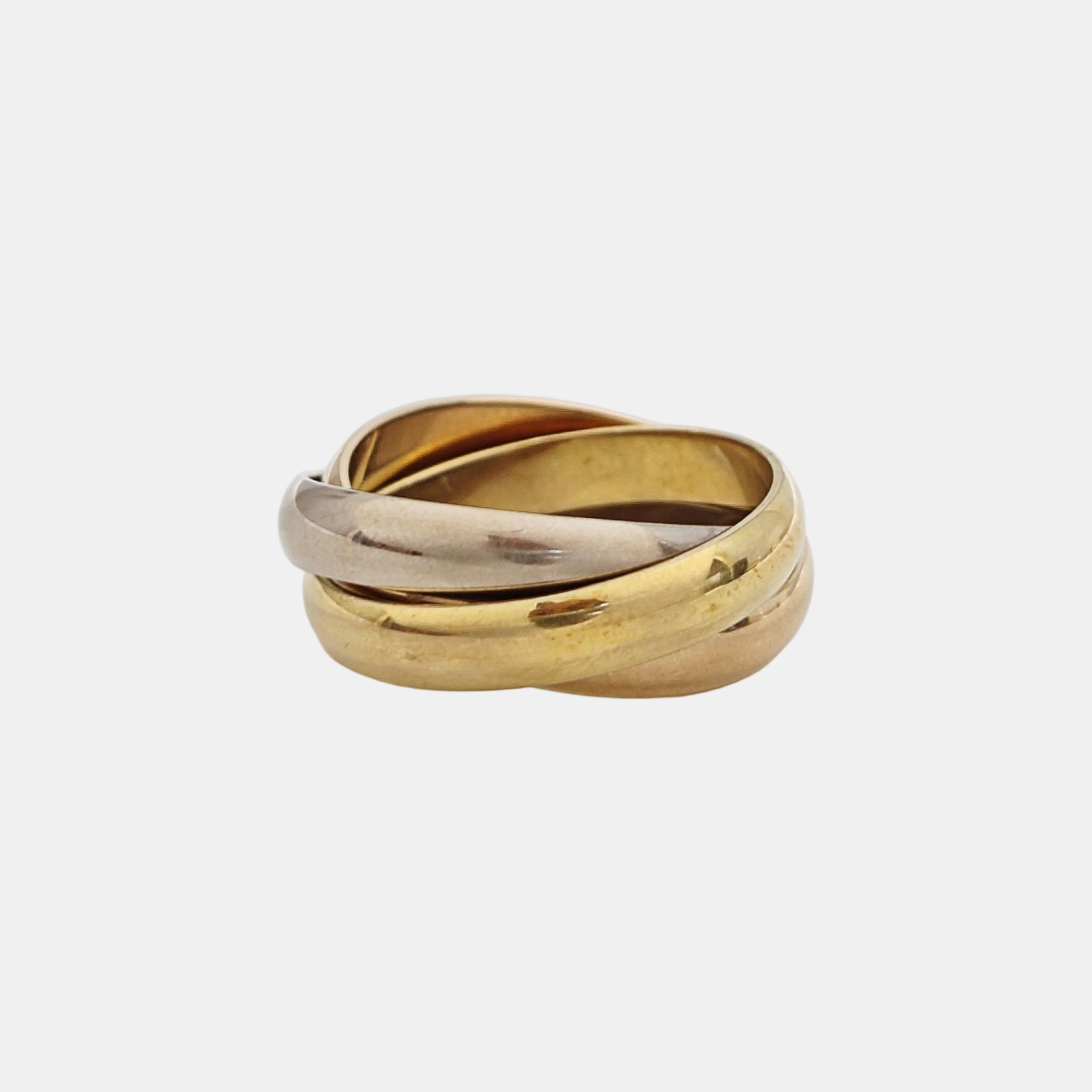 TRINITY 18k White Gold Multicolor Ring EU 52