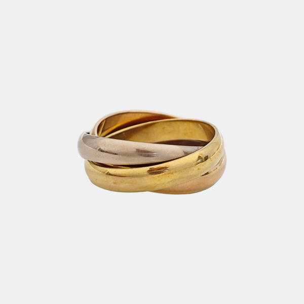 TRINITY 18k White Gold Multicolor Ring EU 52