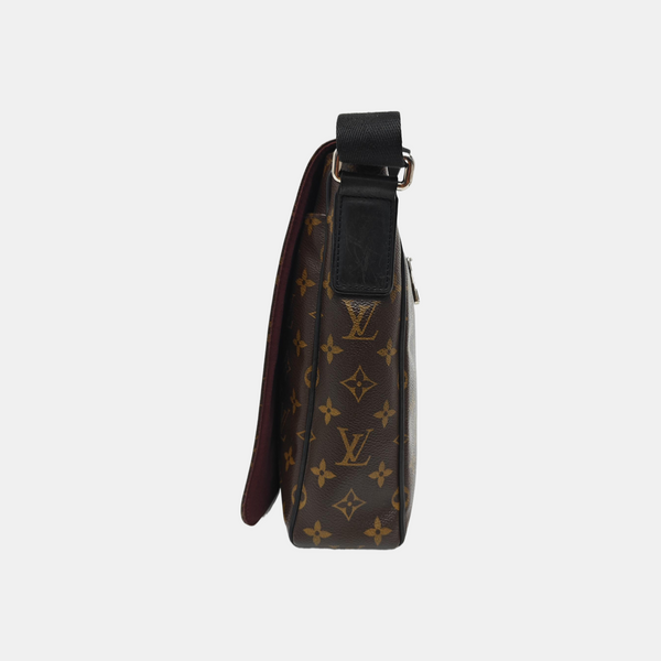 DISTRICT MM Monogram Coated Canvas Brown