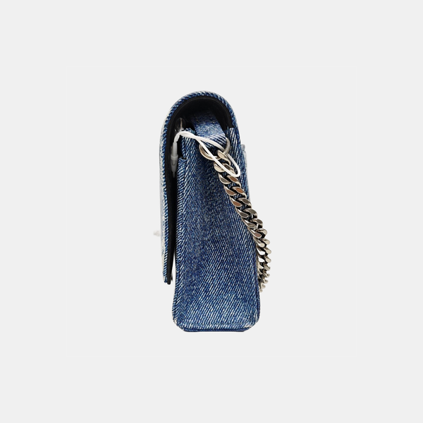 Hourglass Small Calfskin Blue