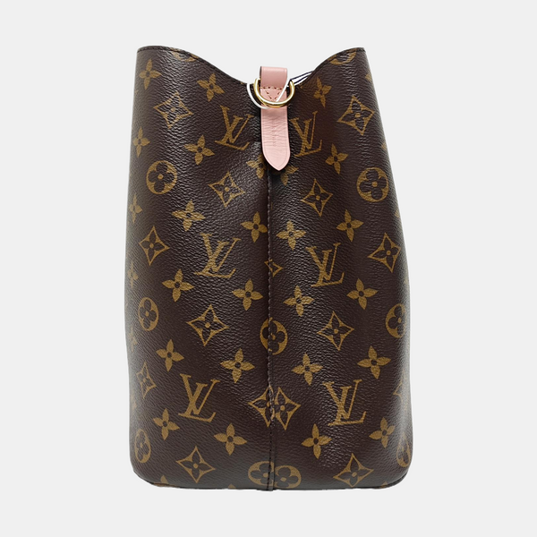 NÉONOÉ MM Monogram Coated Canvas Brown
