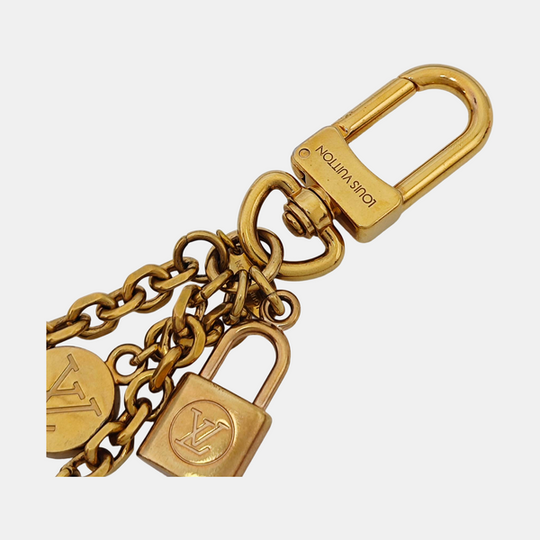 Metal Bag Charm Gold