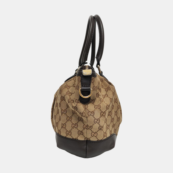 Sukey Monogram Canvas Brown