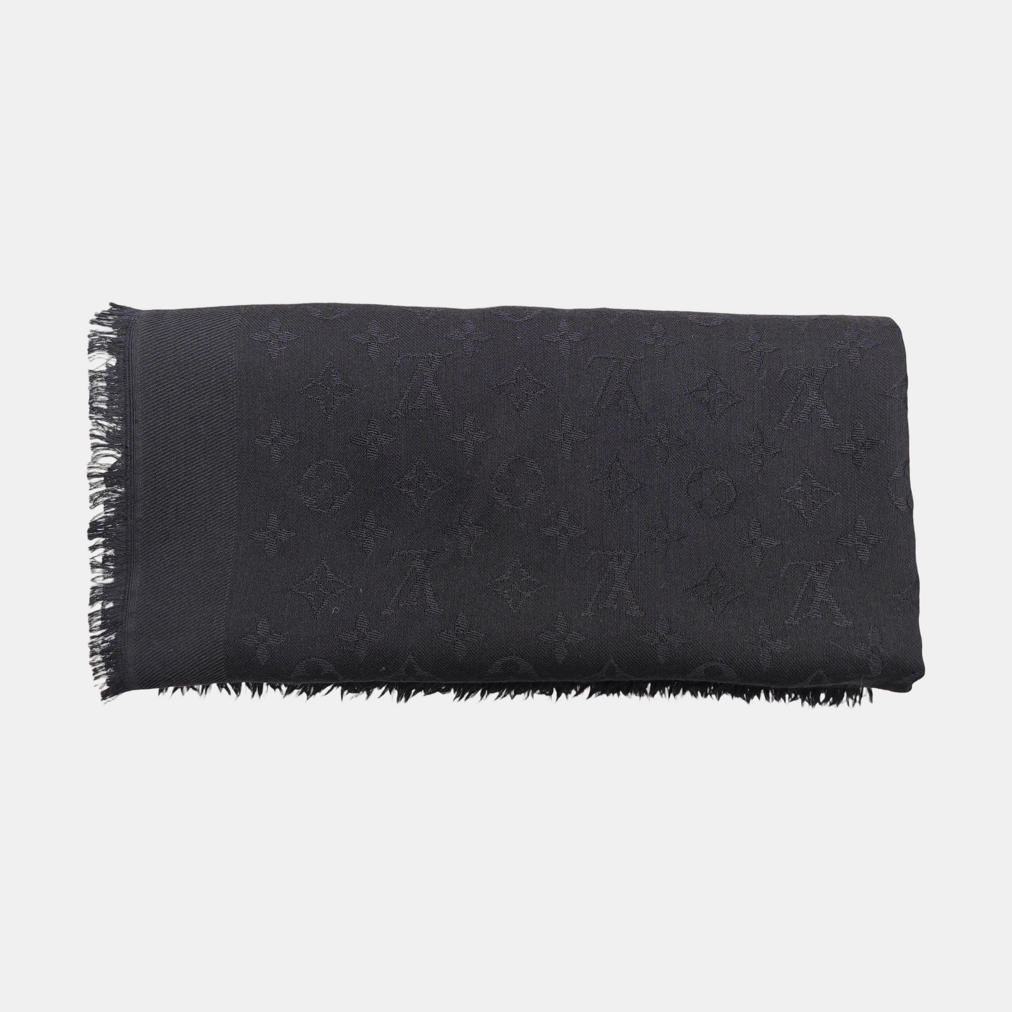 Mulberry Silk Scarf Black