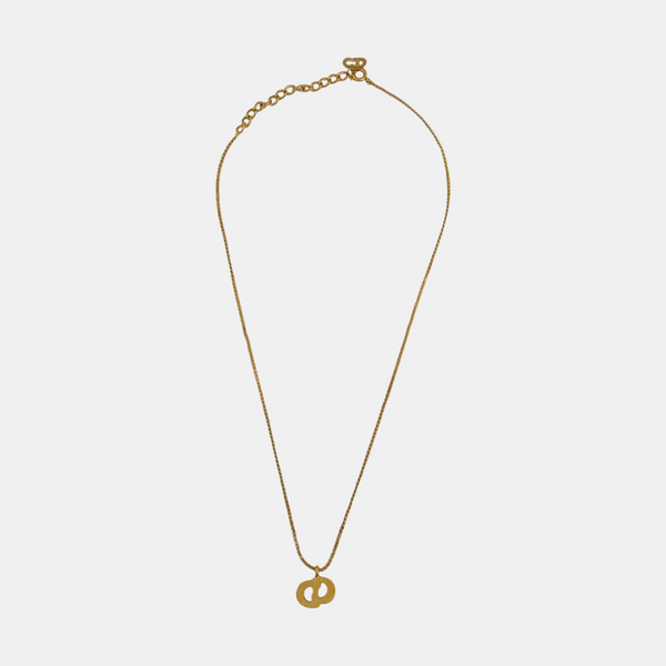 Petit CD Metal Gold Necklace
