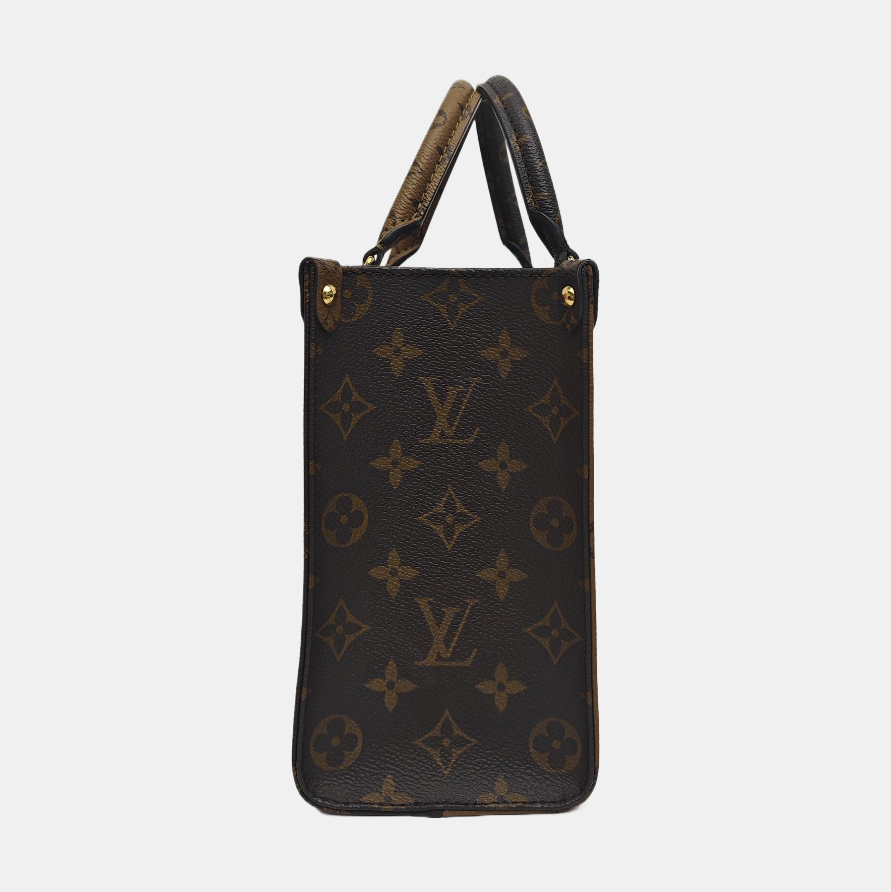 ONTHEGO PM Monogram Coated Canvas Brown
