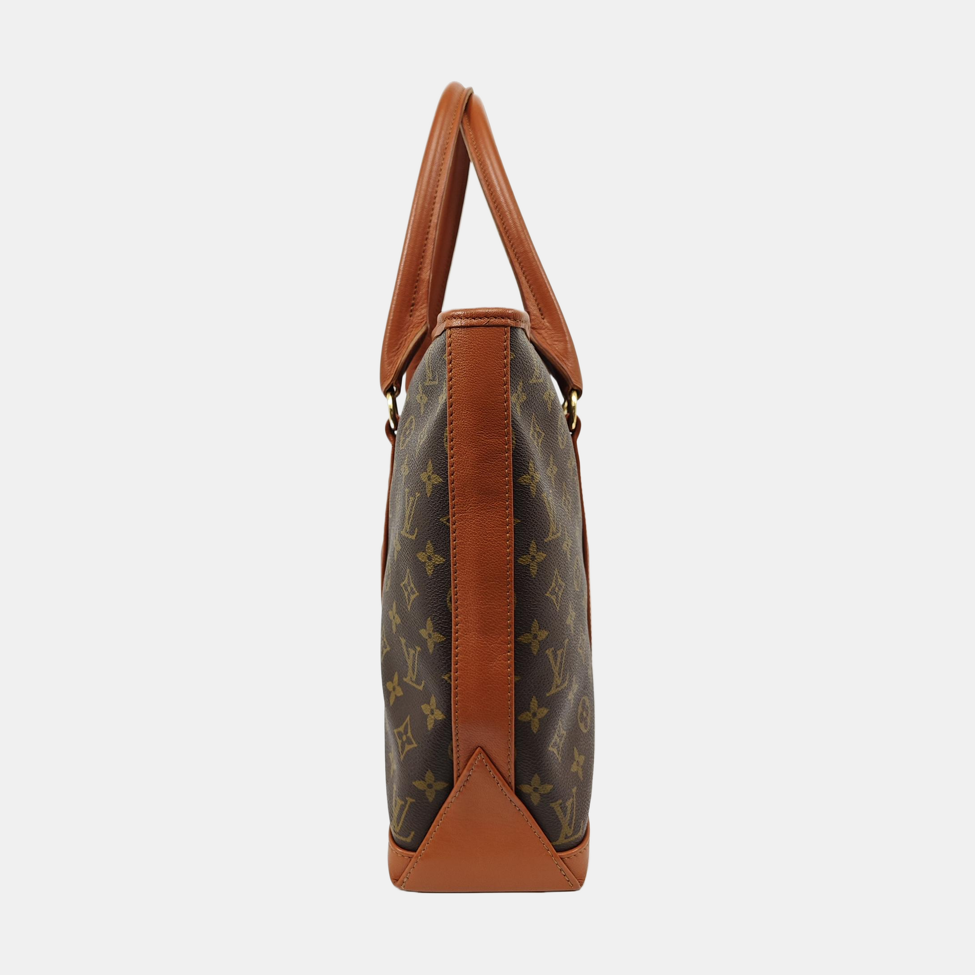 SAC WEEKEND PM Monogram Coated Canvas Brown