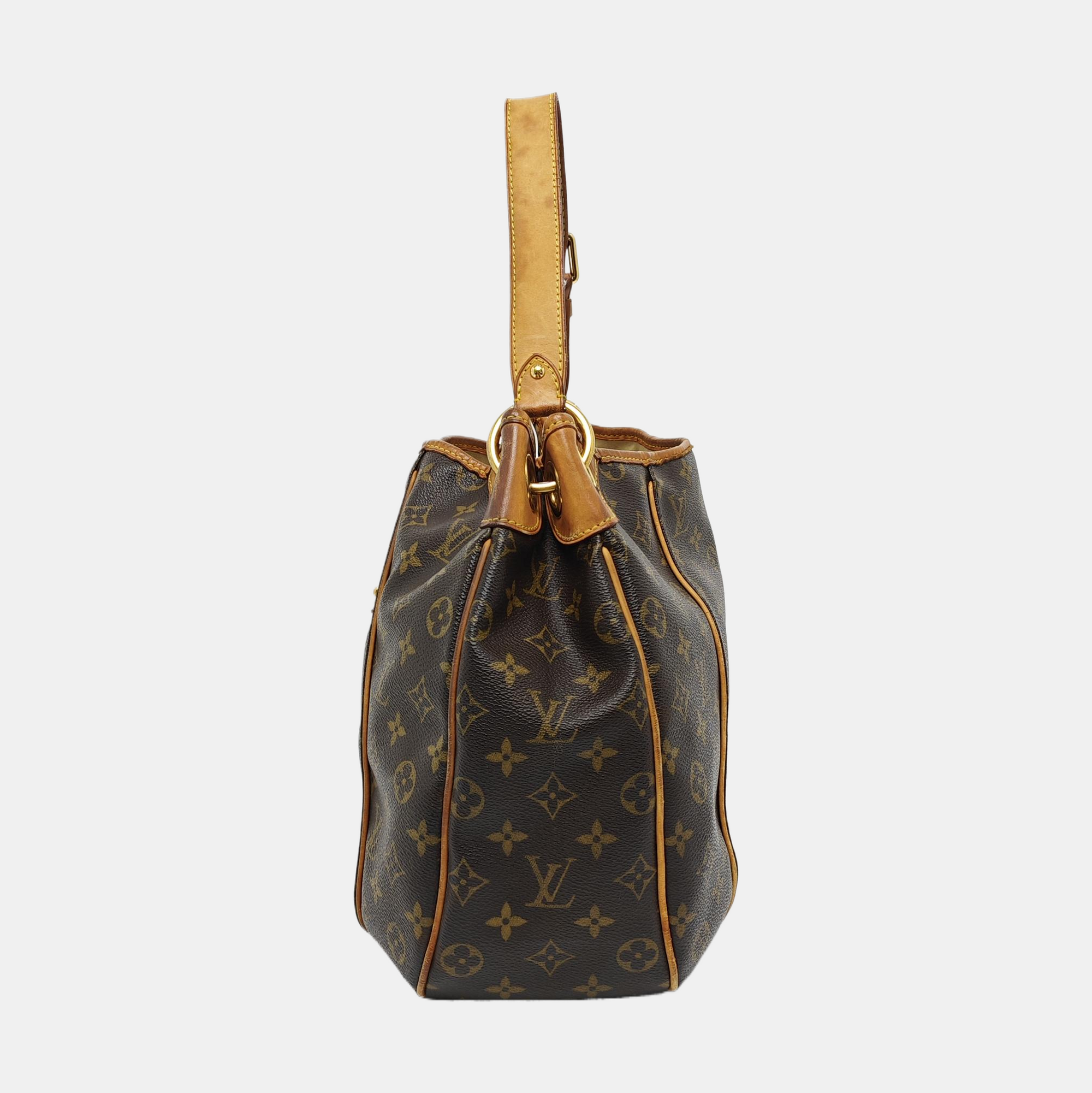 GALLIERA Monogram Coated Canvas Brown