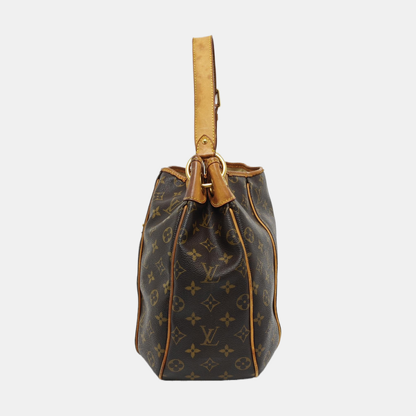 GALLIERA Monogram Coated Canvas Brown