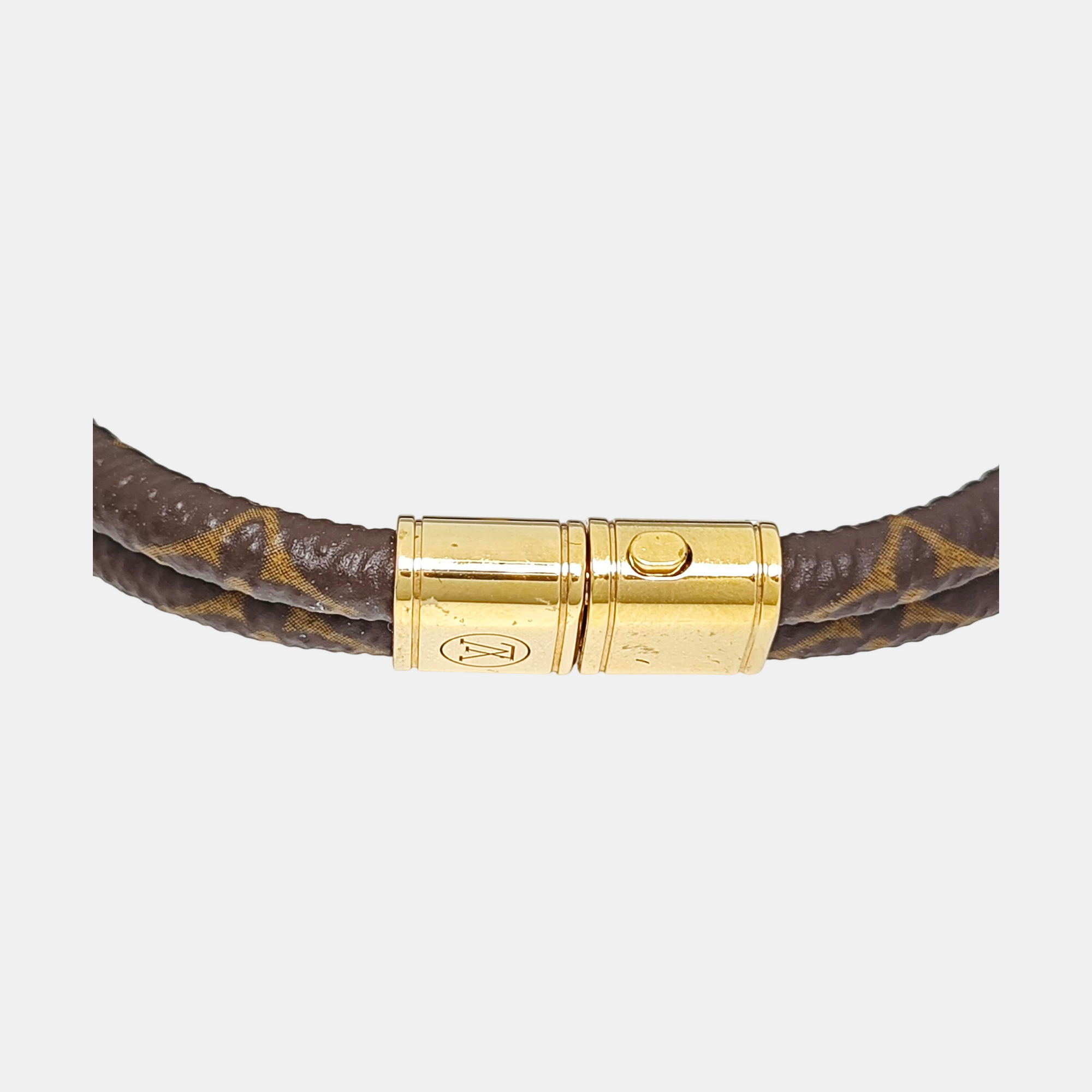 KEEP IT Coated Canvas Brown Bracelet