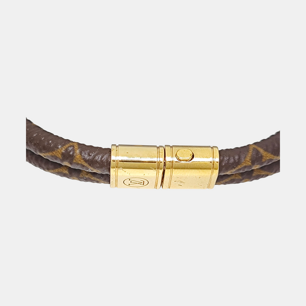 KEEP IT Coated Canvas Brown Bracelet