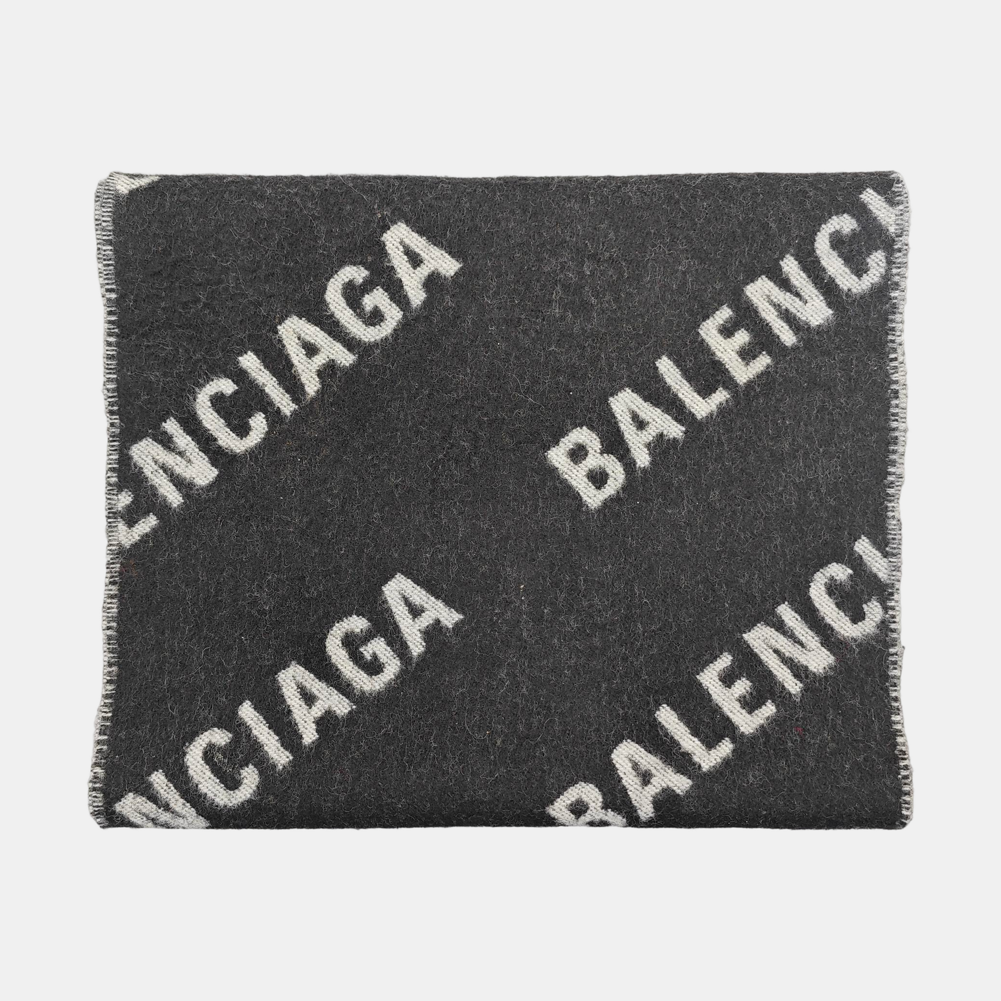 Wool Scarf Black