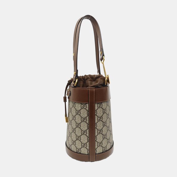 Horsebit 1955 Small Coated Canvas Beige
