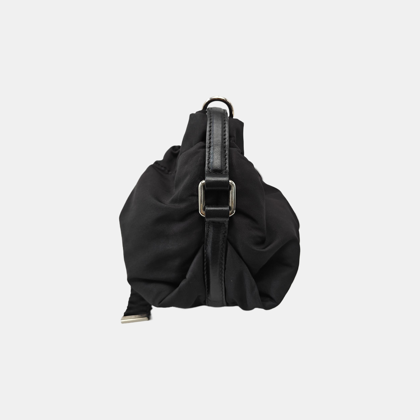 Nylon Shoulder Bag Black
