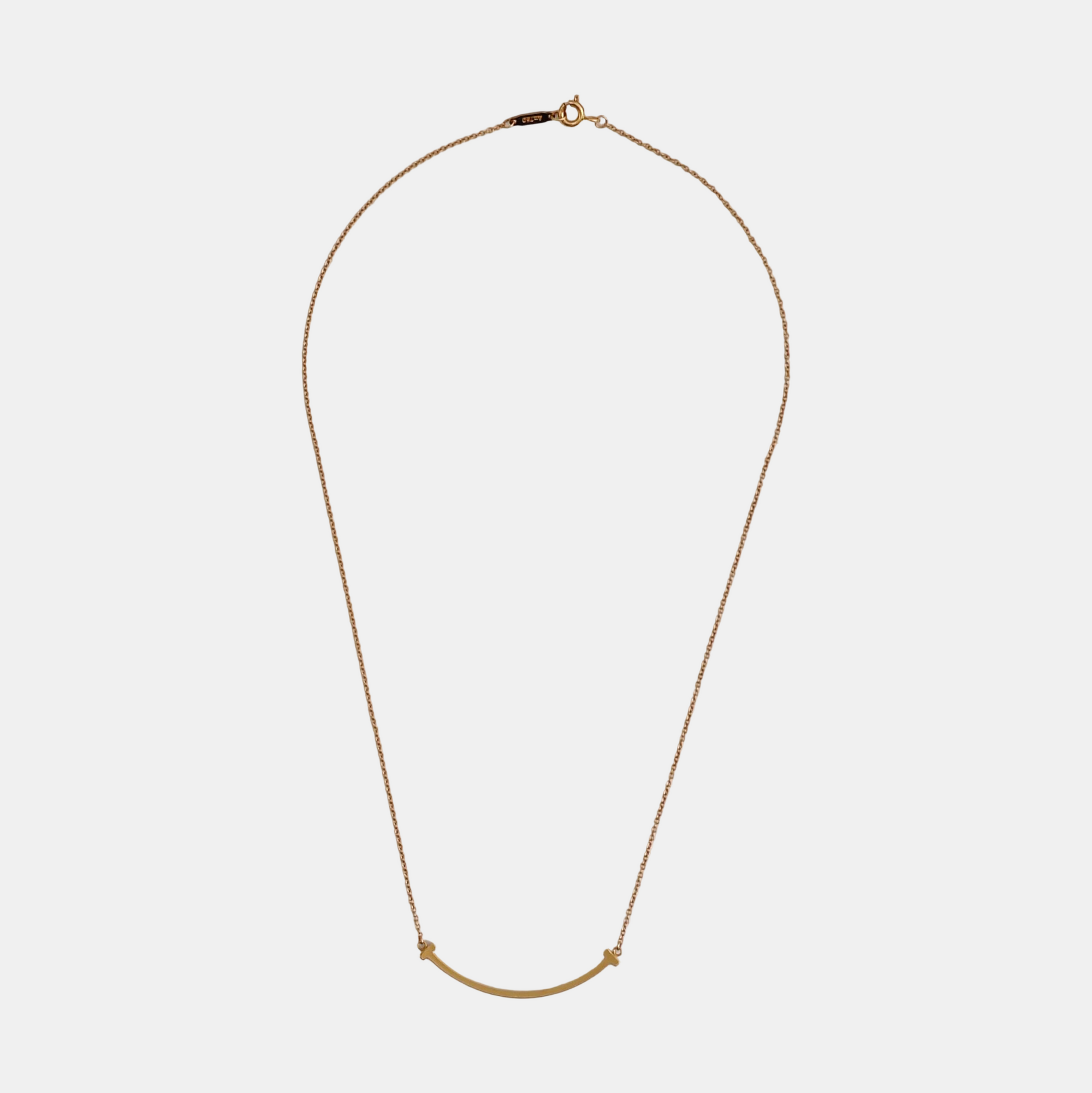 Tiffany T 18k Rose Gold Necklace