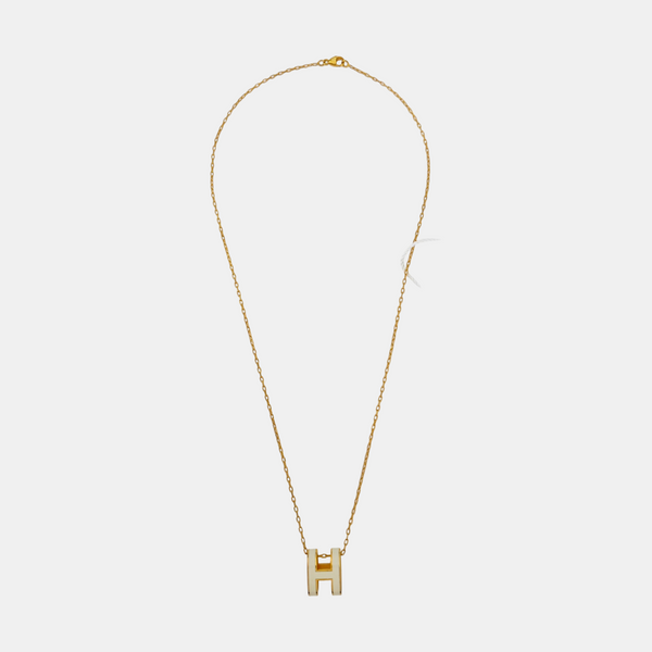 Pop H Metal Gold Necklace