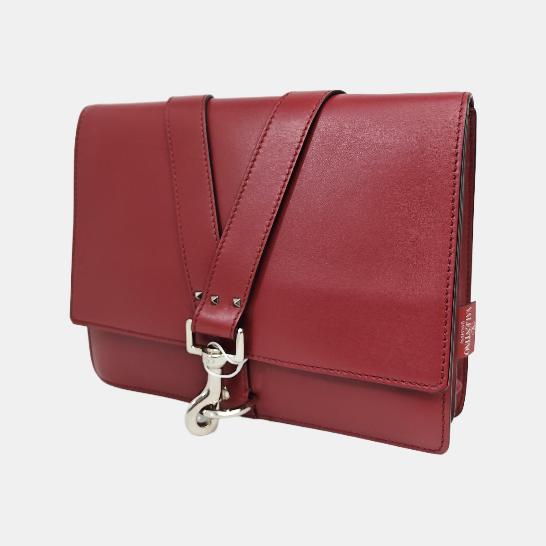 Calfskin Clutch Red