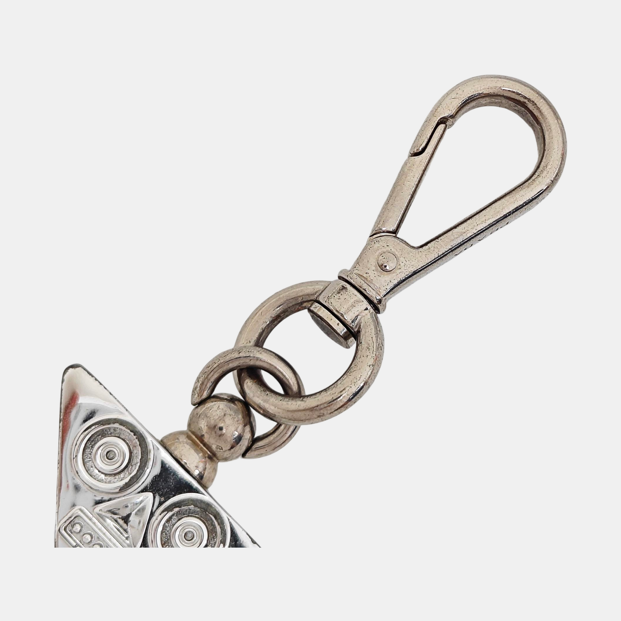 Metal Bag Charm Silver