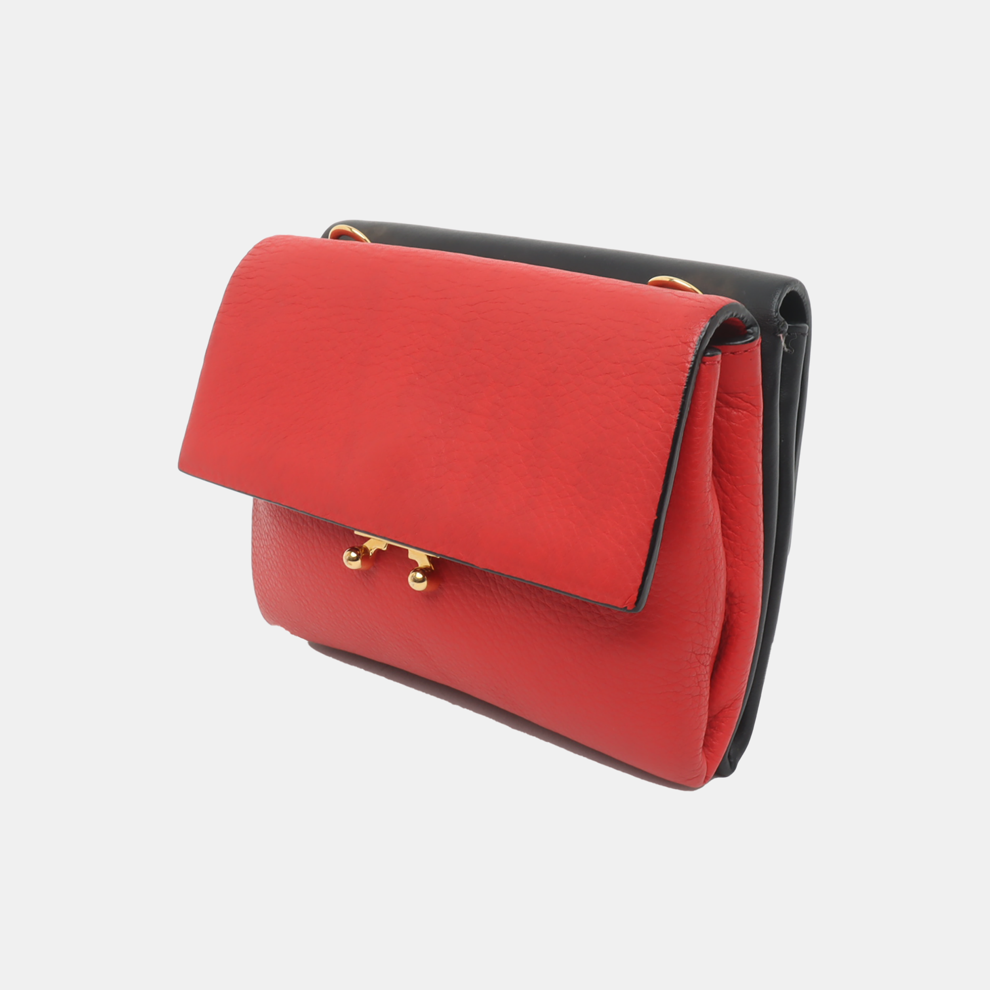Calfskin Crossbody Bag Red