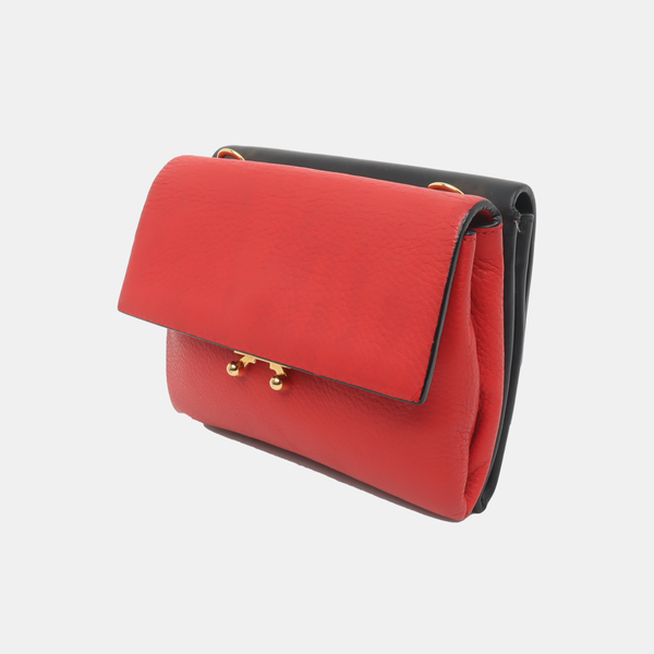Calfskin Crossbody Bag Red