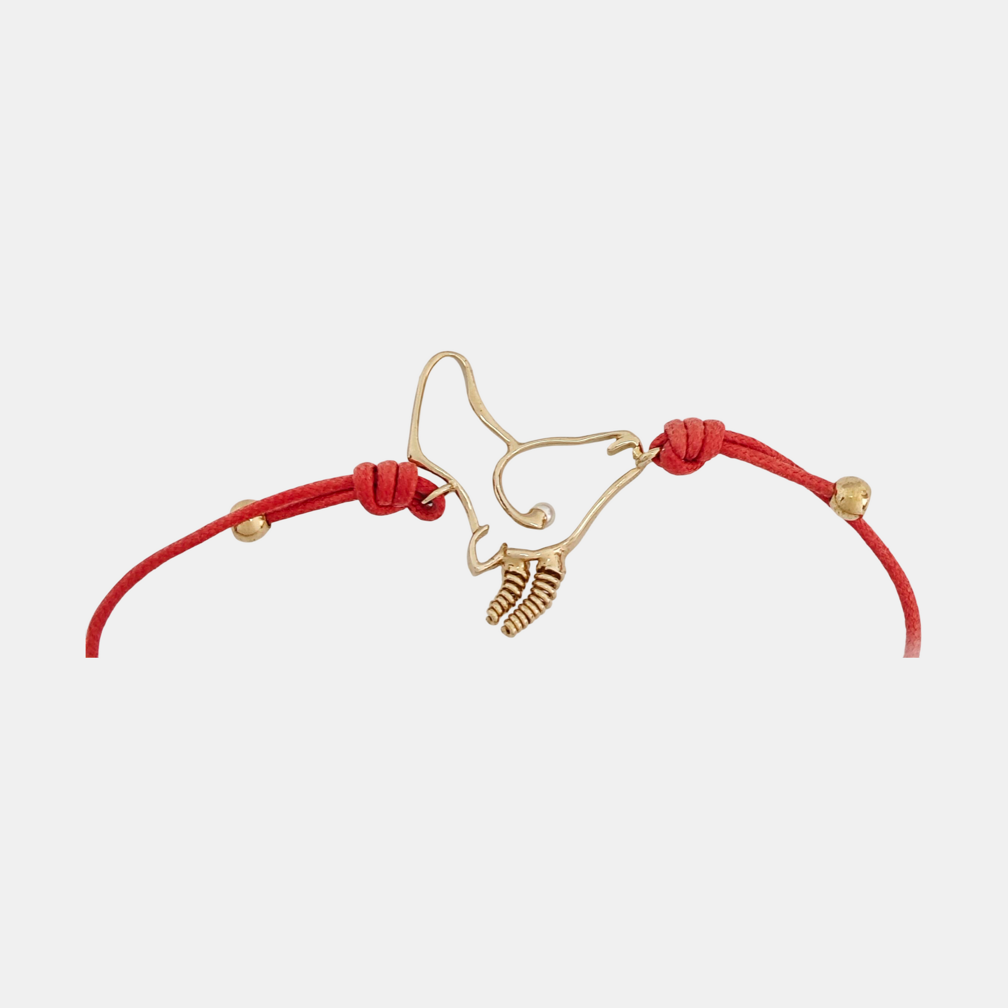 Fabric Red Bracelet