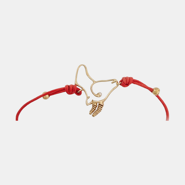 Fabric Red Bracelet