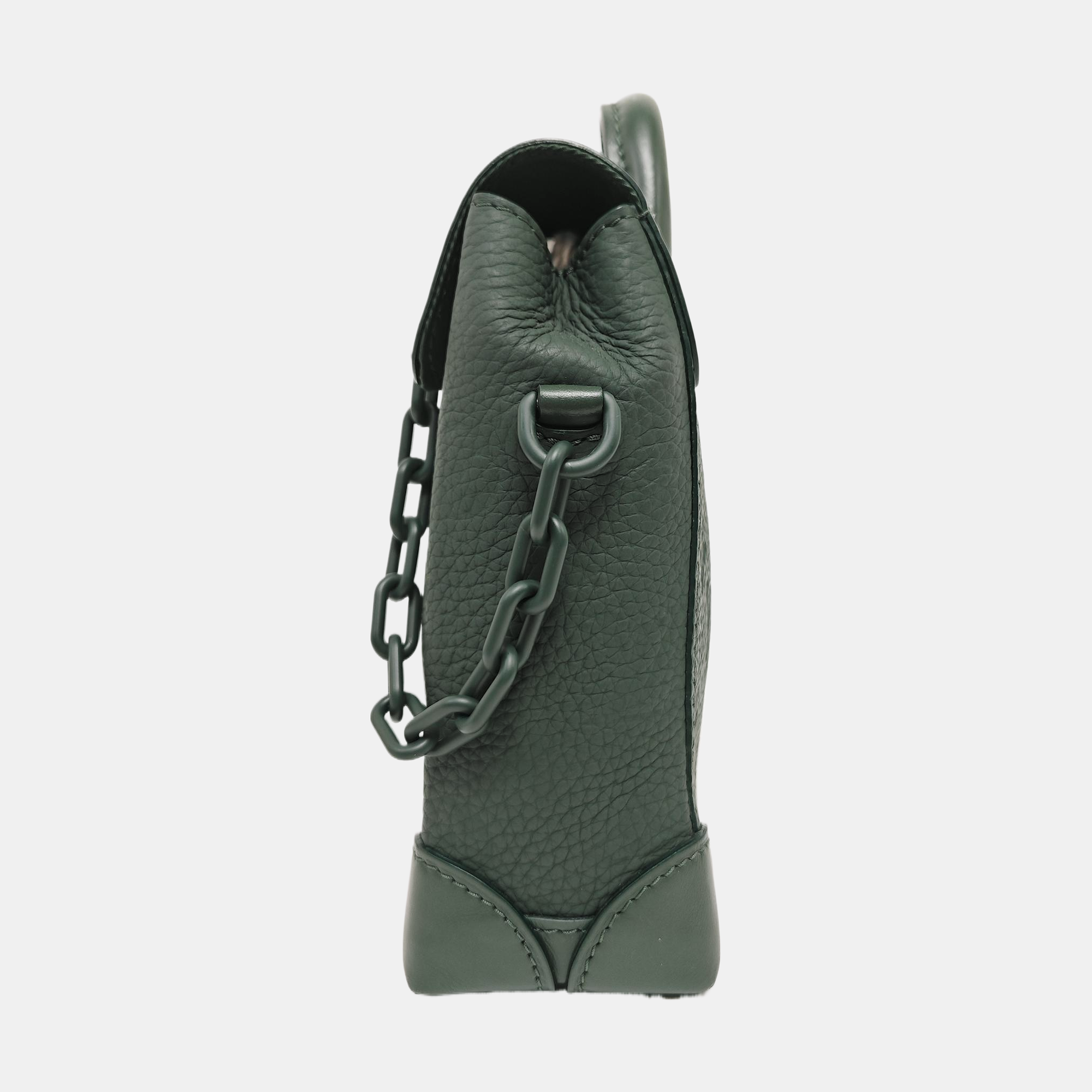 STEAMER Super Mini Monogram Calfskin Green