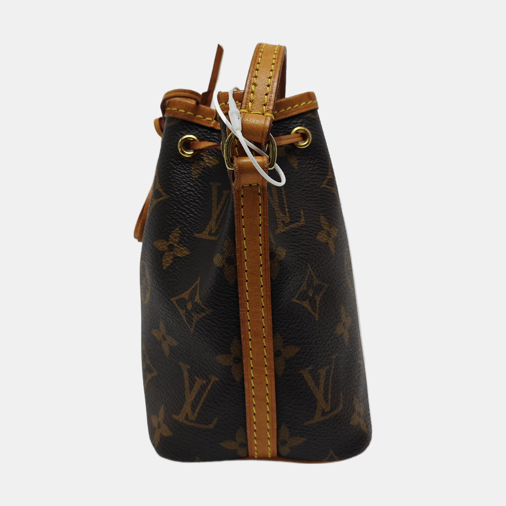 NÉONOÉ Nano Monogram Coated Canvas Brown