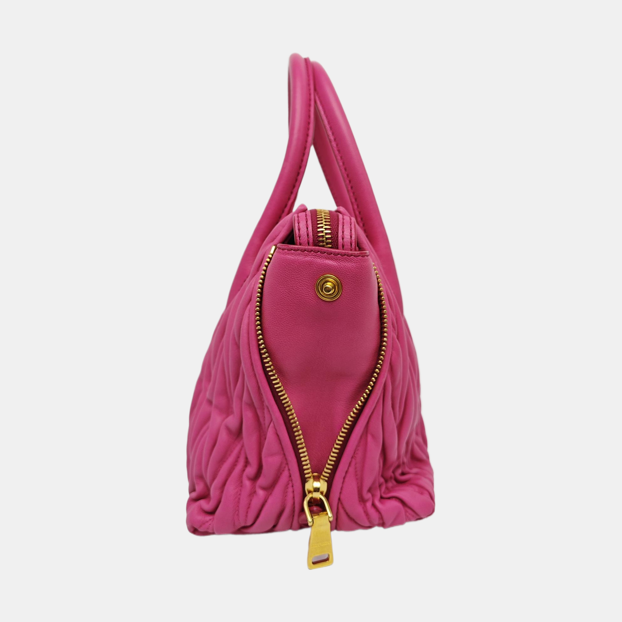Avenue Quilted Lambskin Red