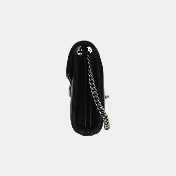 GG Marmont Mini Quilted Calfskin Black