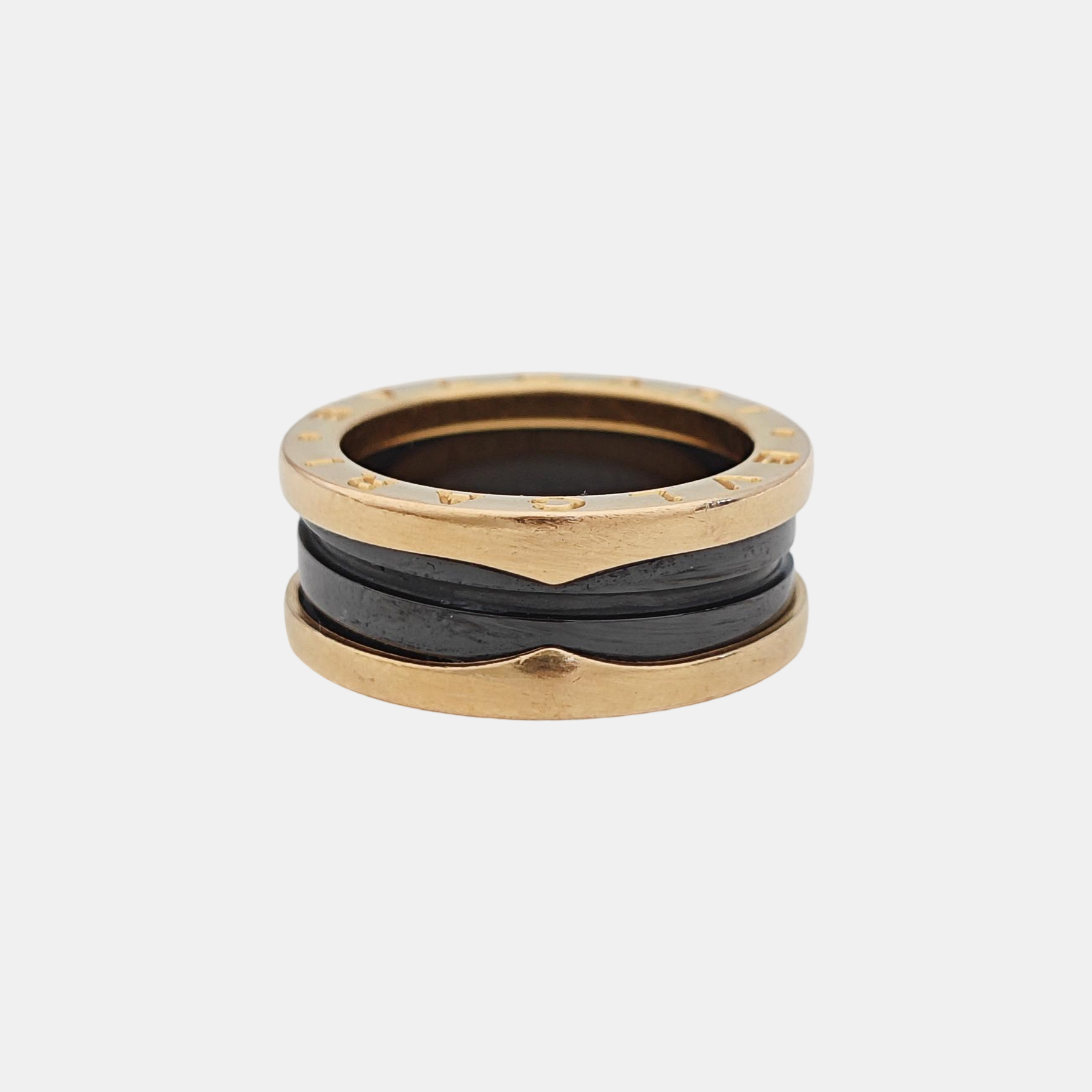 B.ZERO1 18k Rose Gold Ring EU 52