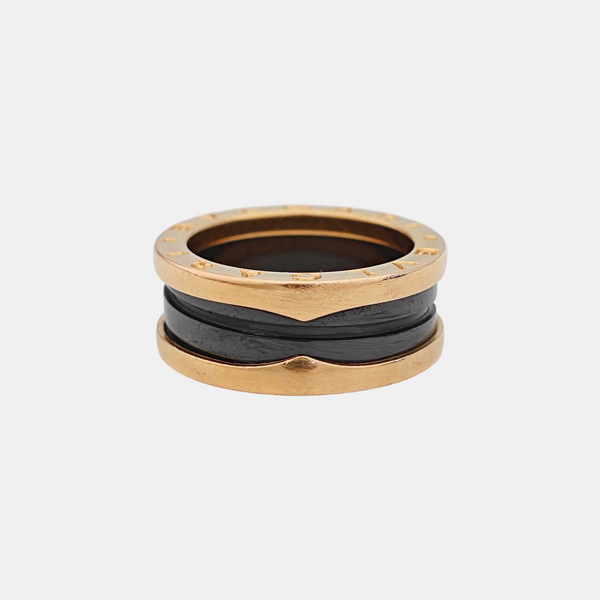 B.ZERO1 18k Rose Gold Ring EU 52