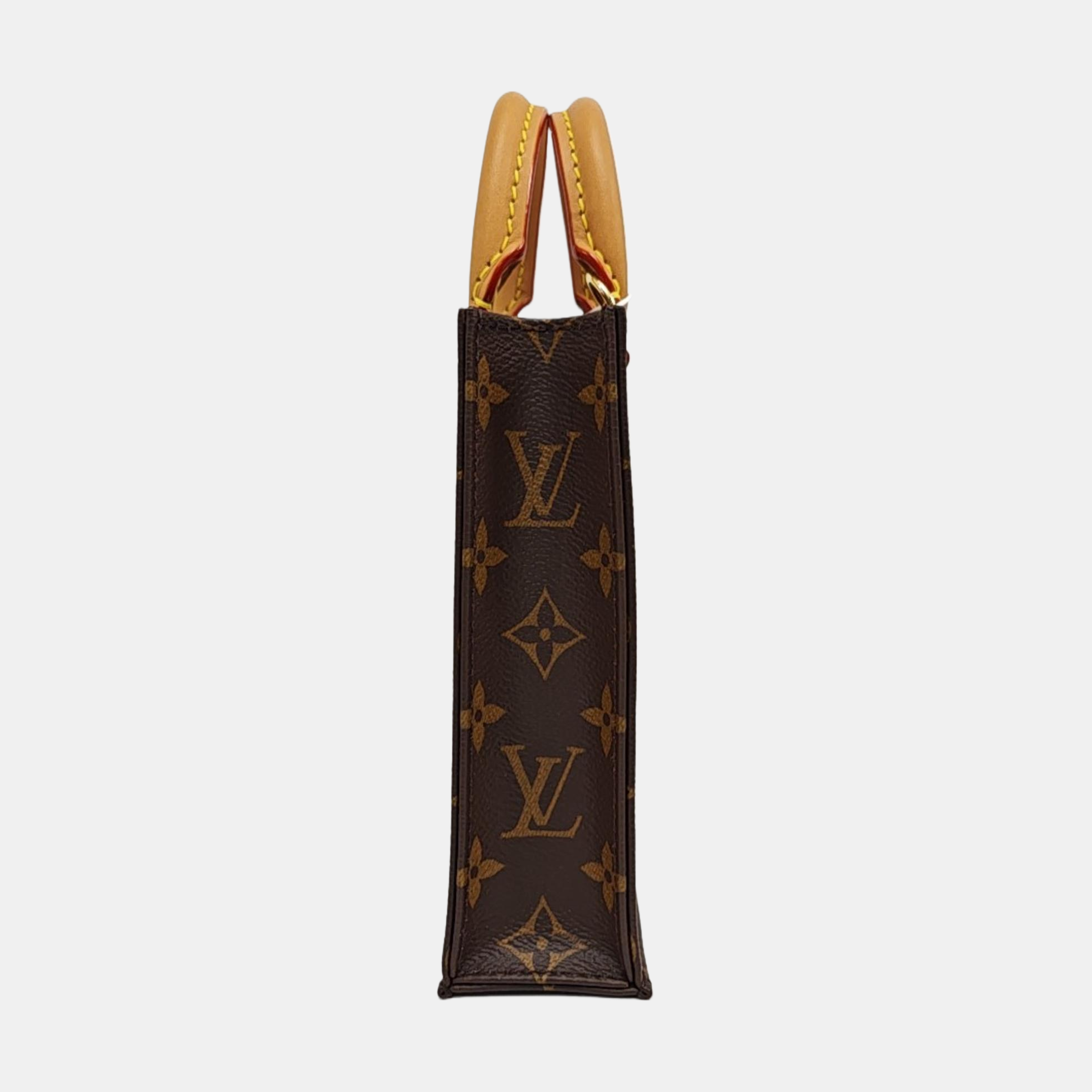 Authenticated pre-owned  SAC PLAT Mini Monogram Coated Canvas Brown - Tote Bag at Looply