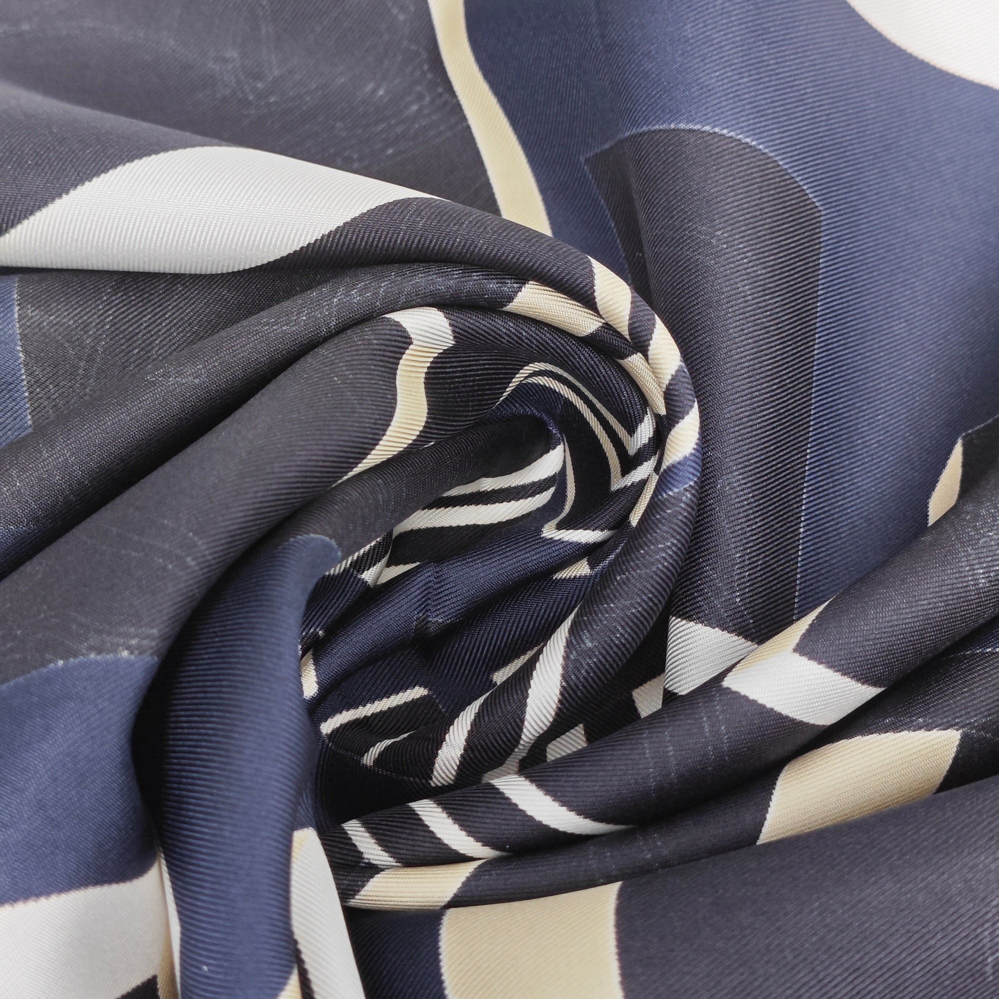 Mulberry Silk Silk Scarf Blue