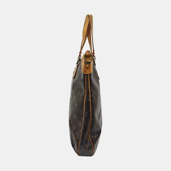 ODEON Monogram Coated Canvas Brown