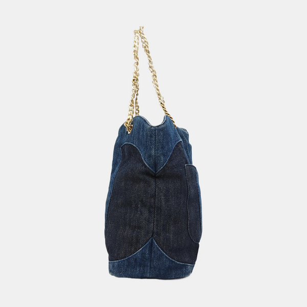 Denim Shoulder Bag Blue