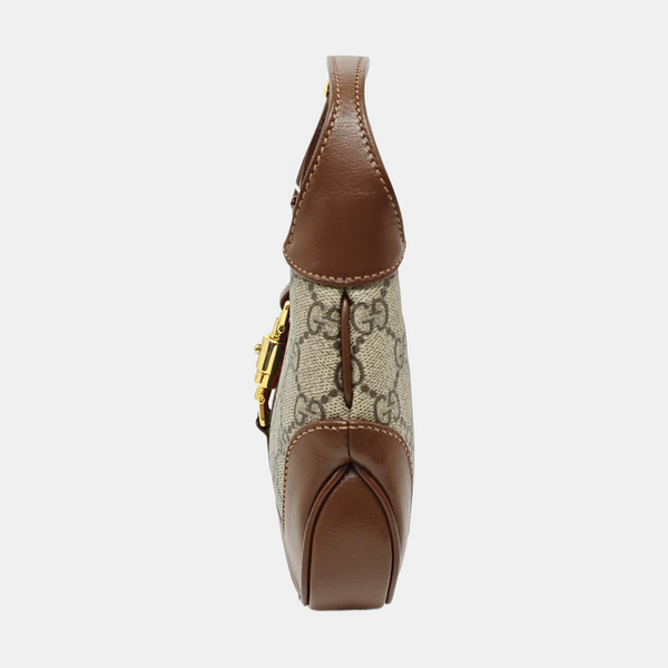 Jackie 1961 Mini Monogram Coated Canvas Beige