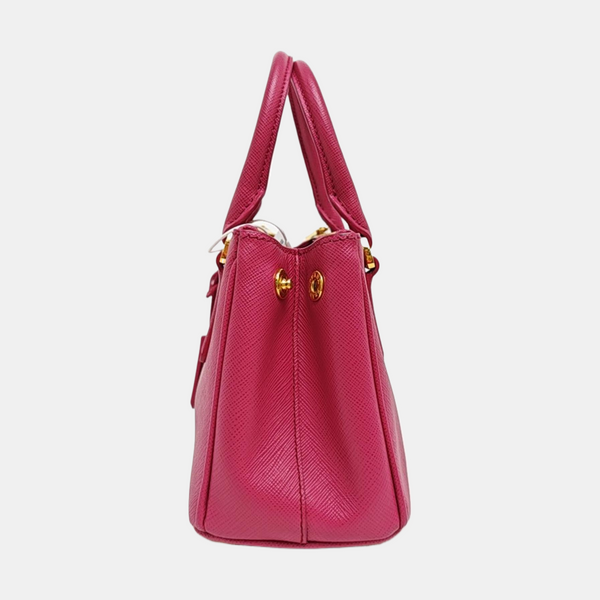 Galleria Super Mini Saffiano Calfskin Red
