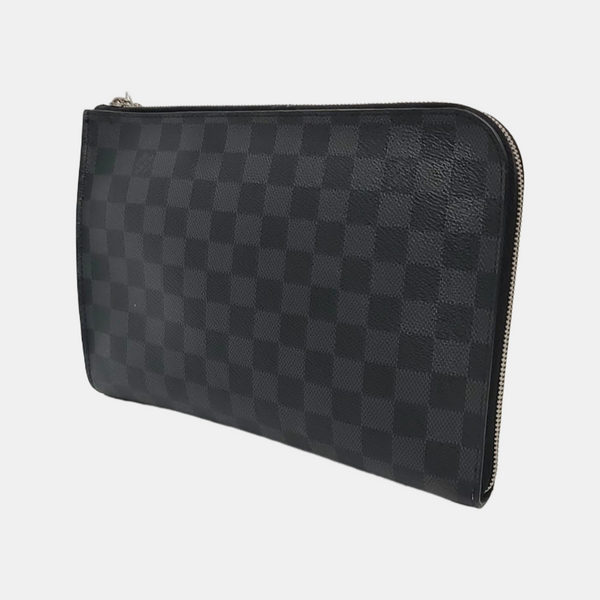 JOUR PM Damier Graphite Coated Canvas Gray