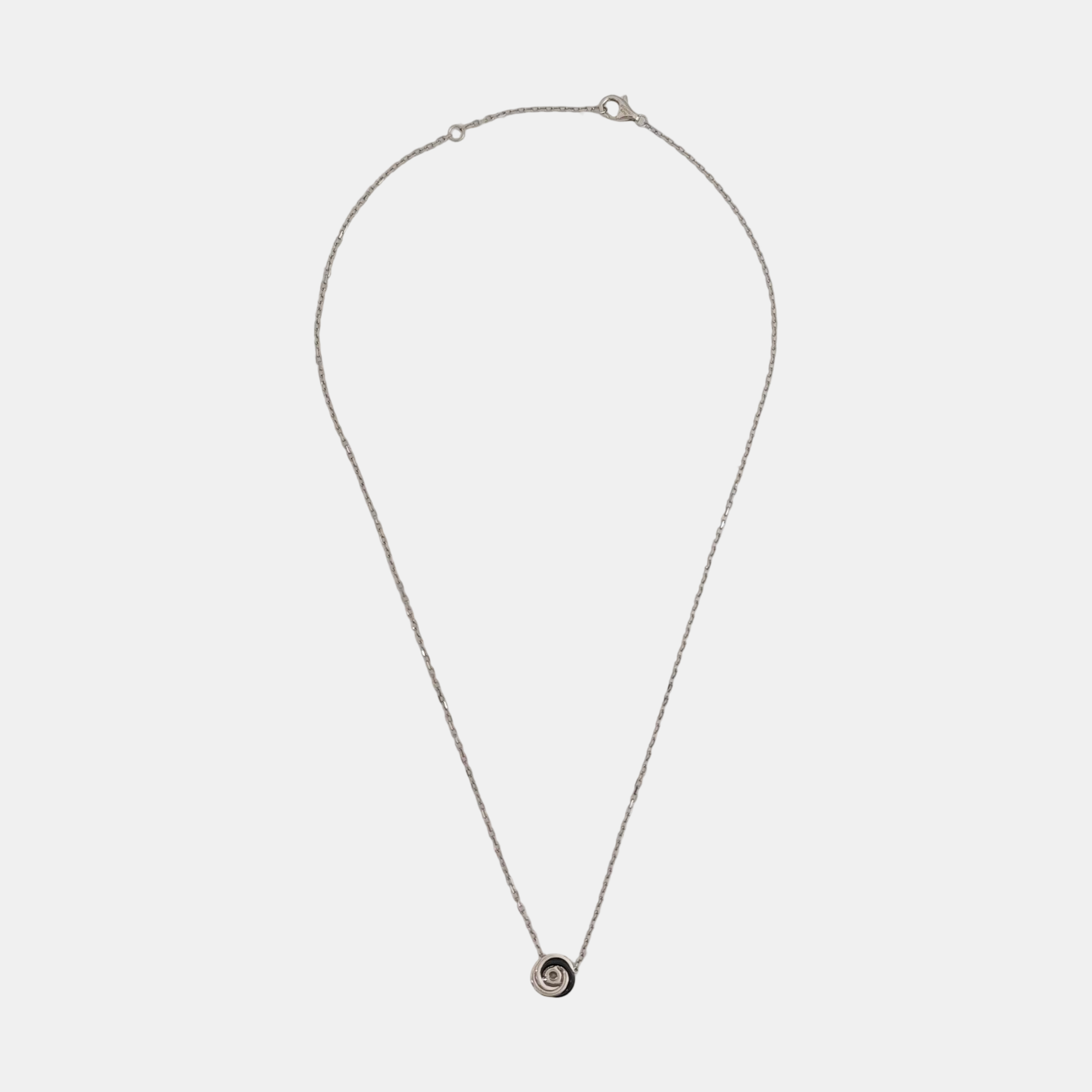 TRINITY 18k White Gold Silver Necklace