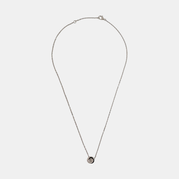 TRINITY 18k White Gold Silver Necklace