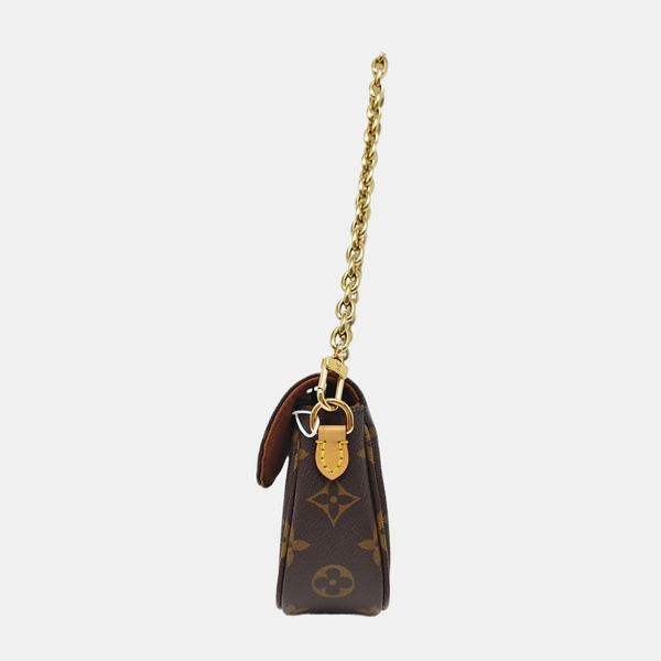 IVY Monogram Coated Canvas Brown