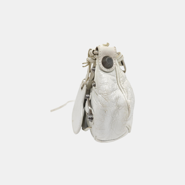 Le Cagole Mini Lambskin White