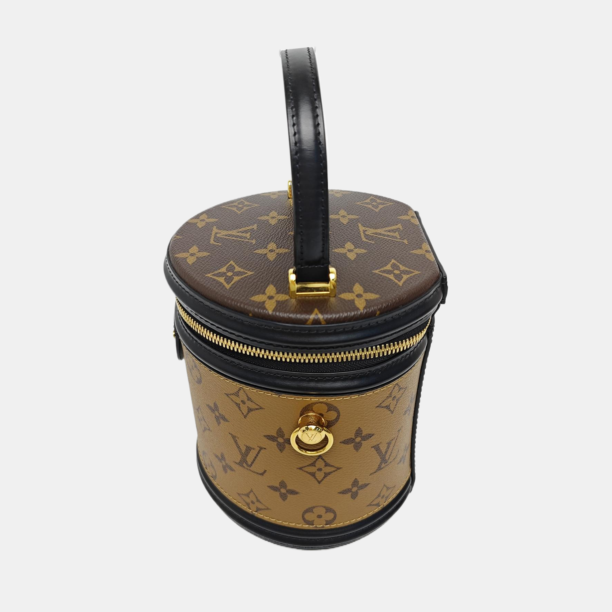 CANNES PM Monogram Coated Canvas Brown